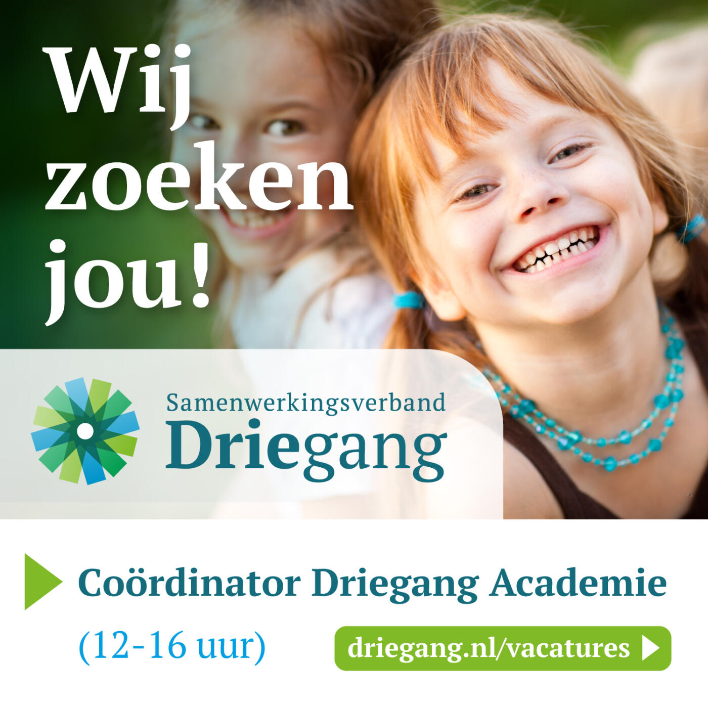 Featured image for “Vacature: Coördinator Driegang Academie”